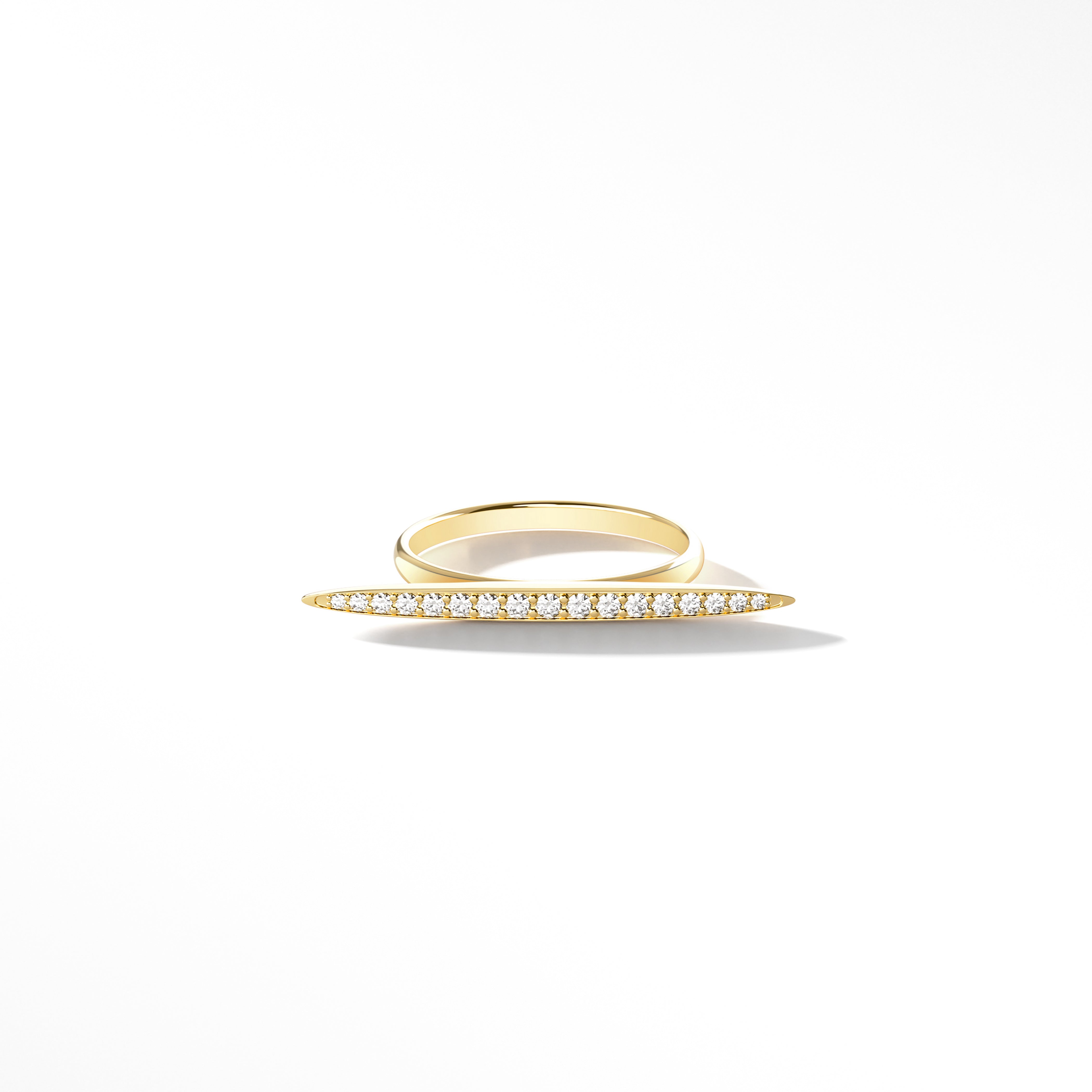 Maestri Horizon Diamond Bar Ring – LIEBERATI BESPOKE FINE JEWELLERY