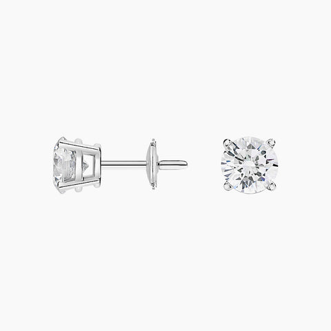 Classic Diamond Stud Earrings